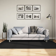 Vloerkleed 140x200 cm laagpolig zacht zwart