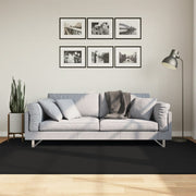 Vloerkleed HUARTE laagpolig 160x230 cm zwart