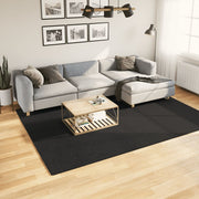 Vloerkleed HUARTE 200x280 cm zwart wasbaar anti-slip