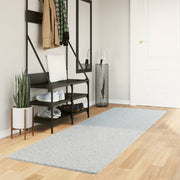 Vloerkleed 80x250 cm laagpolig zacht wasbaar blauw
