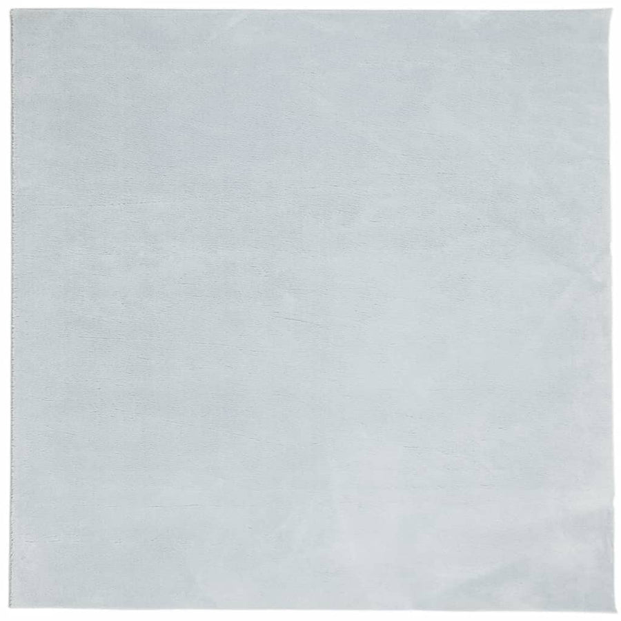 Vloerkleed Huarte Laagpolig Zacht Wasbaar Blauw 160 x 160 cm