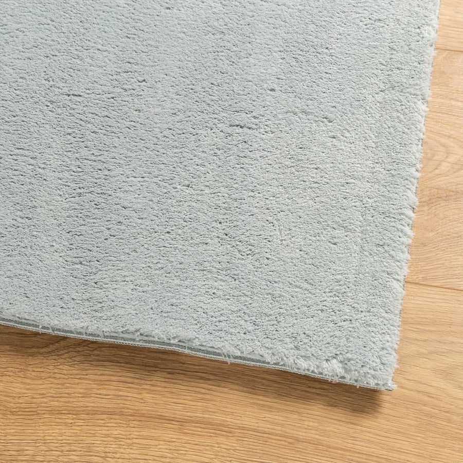 Vloerkleed Huarte Laagpolig Zacht Wasbaar Blauw 160 x 230 cm