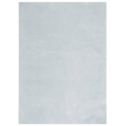 Vloerkleed HUARTE laagpolig zacht wasbaar 200x280 cm blauw
