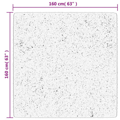 Vloerkleed Huarte Laagpolig Zacht Wasbaar Roze Rood 160 x 160 cm