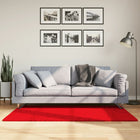 Vloerkleed HUARTE laagpolig zacht wasbaar 80x150 cm rood 80 x 150 cm