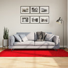 Vloerkleed HUARTE laagpolig zacht wasbaar 100x200 cm rood 100 x 200 cm