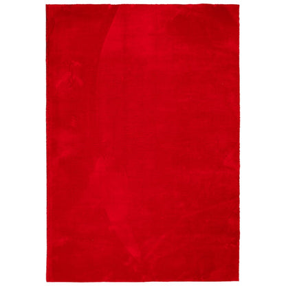 Vloerkleed HUARTE laagpolig zacht wasbaar 120x170 cm rood 120 x 170 cm