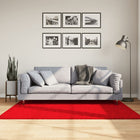 Vloerkleed HUARTE laagpolig zacht wasbaar 120x170 cm rood 120 x 170 cm