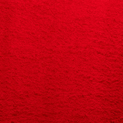 Vloerkleed HUARTE laagpolig zacht wasbaar 140x200 cm rood 140 x 200 cm
