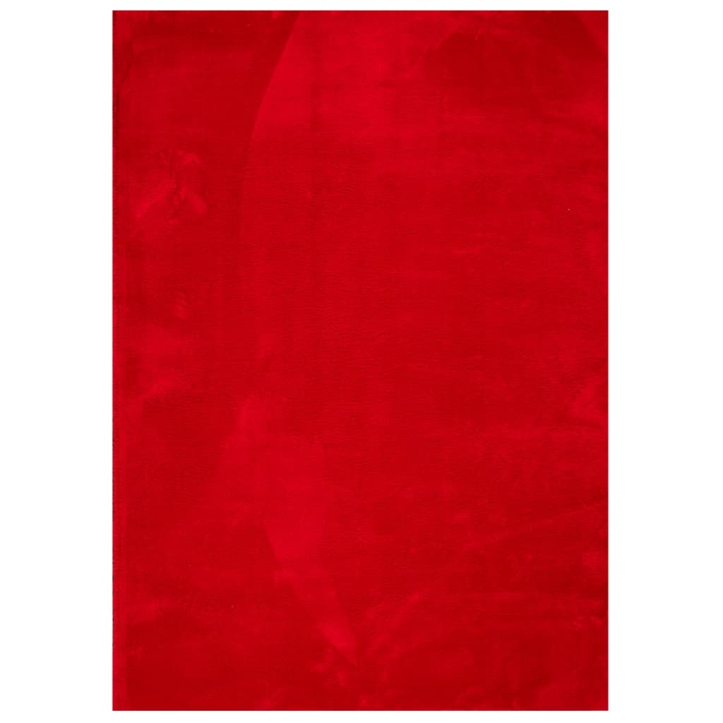 Vloerkleed Huarte Laagpolig Zacht Wasbaar Rood 200 x 280 cm
