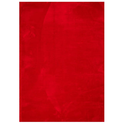 Vloerkleed Huarte Laagpolig Zacht Wasbaar Rood 200 x 280 cm