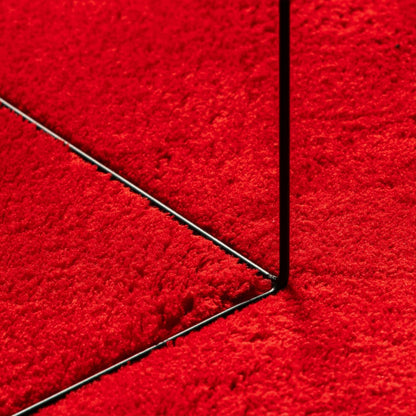 Vloerkleed Huarte Laagpolig Zacht Wasbaar Rood 200 x 280 cm