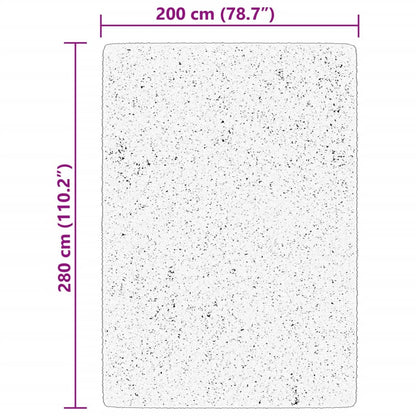 Vloerkleed Huarte Laagpolig Zacht Wasbaar Rood 200 x 280 cm