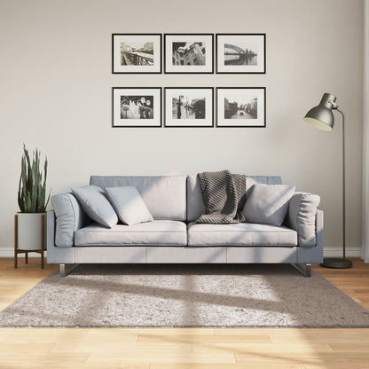 10-Delige Loungeset Met Kussens Poly Rattan Beige Blauw