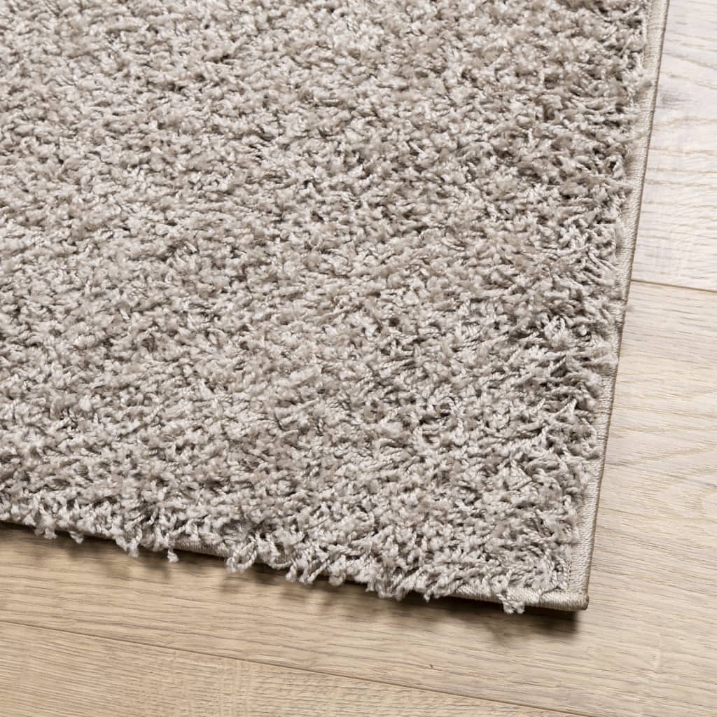 Vloerkleed Pamplona Shaggy Hoogpolig Modern Beige 200 x 280 cm
