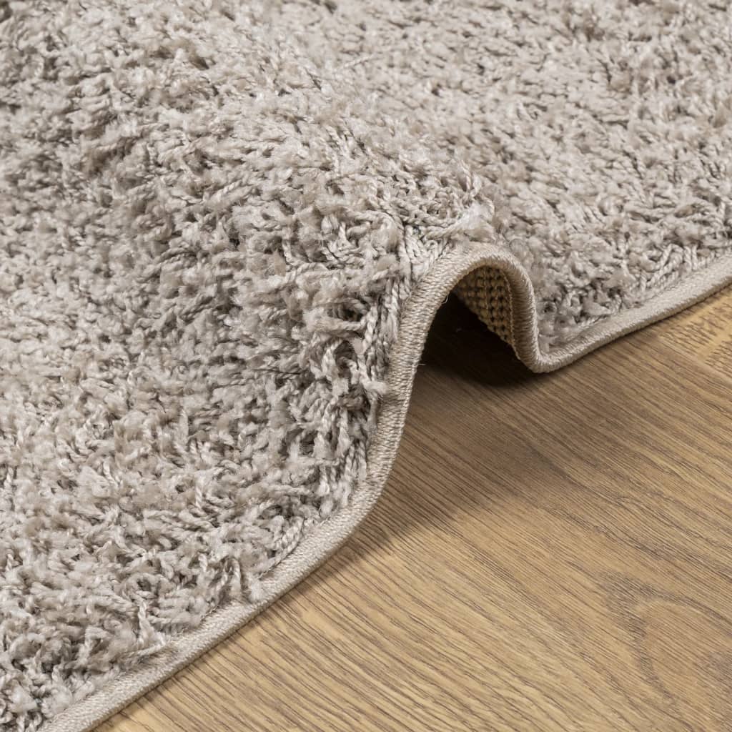Vloerkleed Pamplona Shaggy Hoogpolig Modern Beige 200 x 280 cm