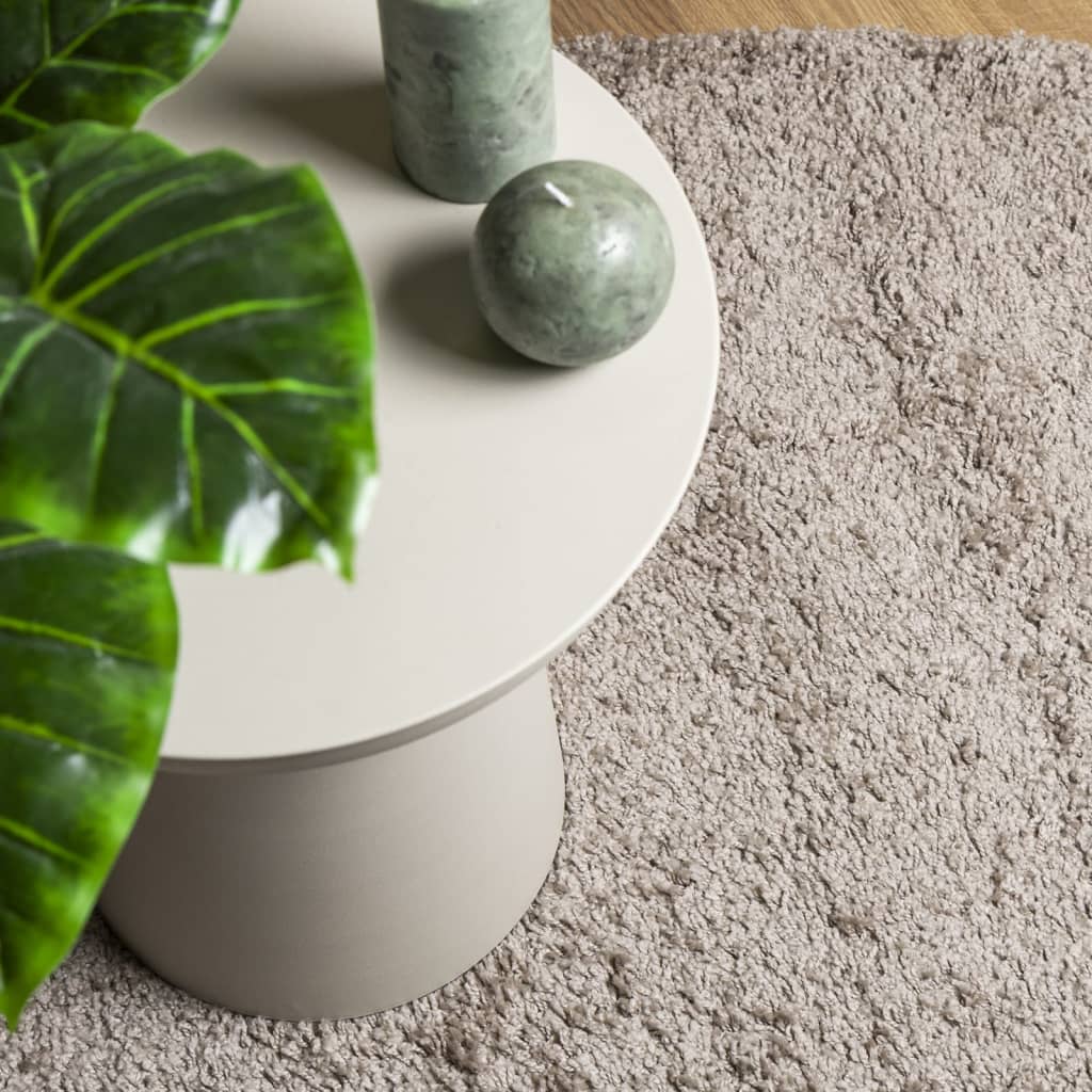 Vloerkleed Pamplona Shaggy Hoogpolig Modern Beige 200 x 280 cm