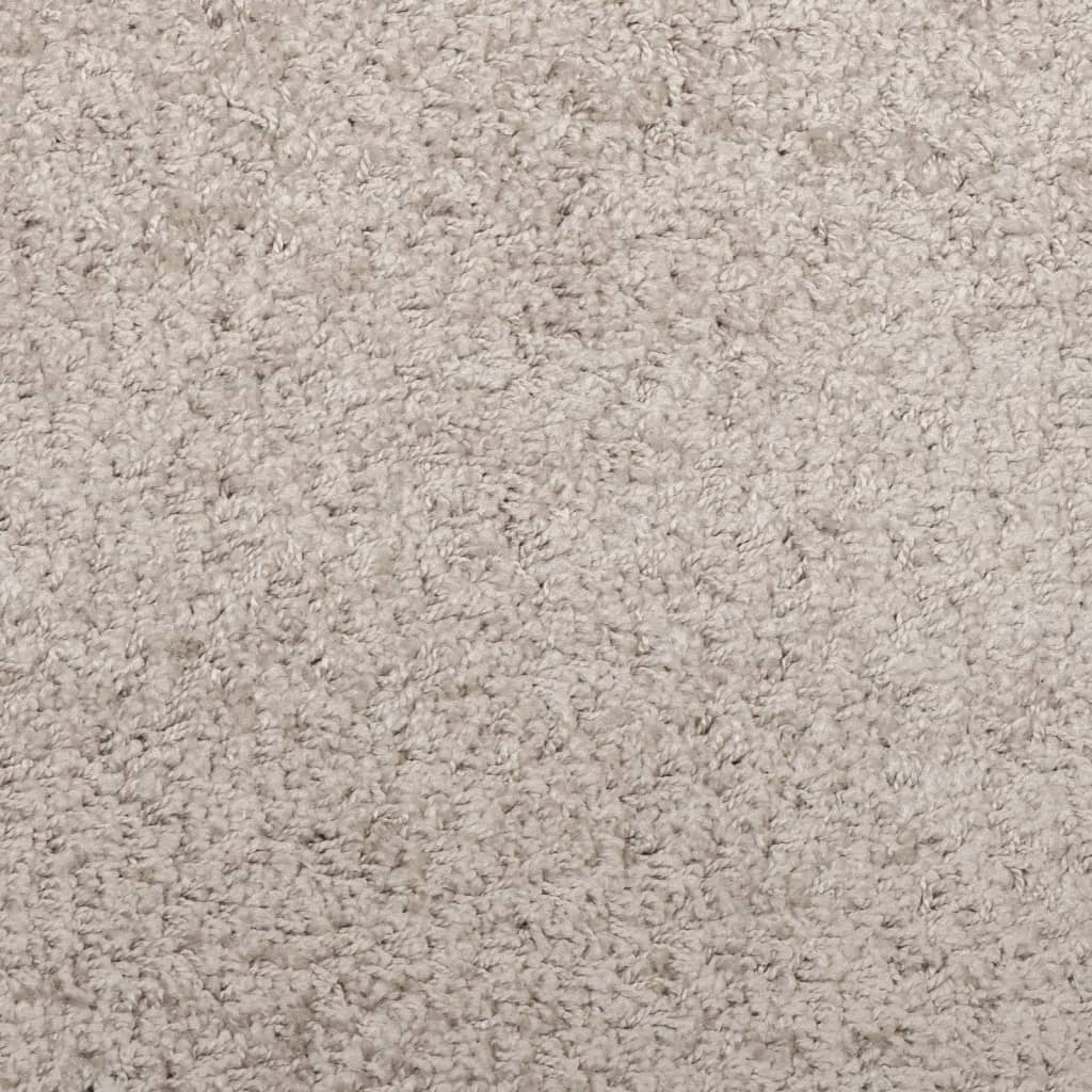 Vloerkleed Pamplona Shaggy Hoogpolig Modern Beige 200 x 280 cm