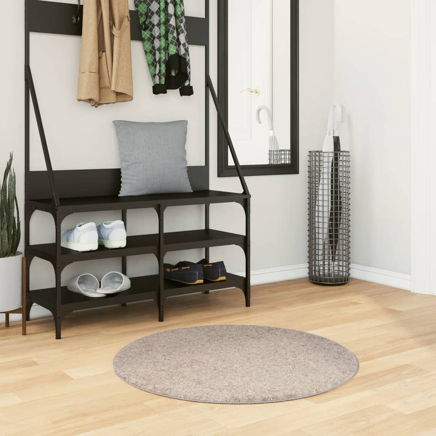 10-Delige Loungeset Met Kussens Poly Rattan Beige Blauw