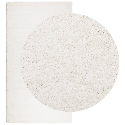 Vloerkleed Shaggy Hoogpolig Modern 60X110 Cm Crèmekleurig