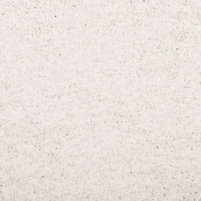 Vloerkleed Shaggy Hoogpolig Modern 120X170 Cm Crèmekleurig
