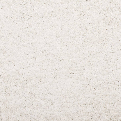 Vloerkleed PAMPLONA shaggy hoogpolig modern 160x230 cm crème