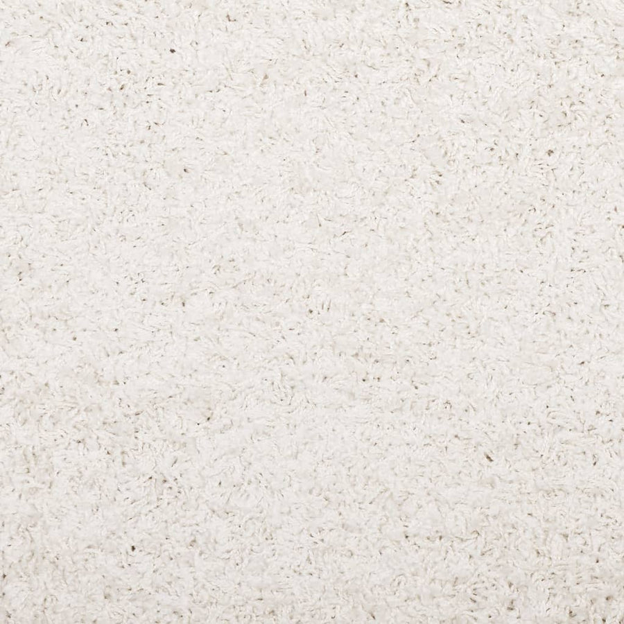 Vloerkleed PAMPLONA shaggy hoogpolig modern 160x230 cm crème