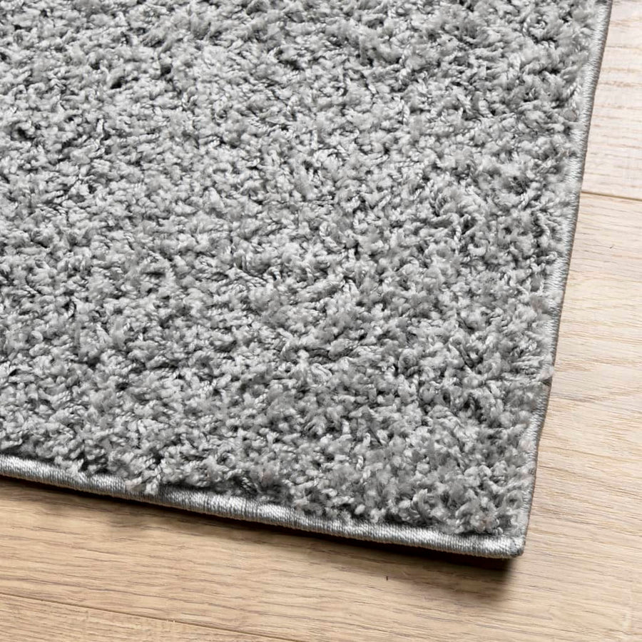 Vloerkleed Pamplona Shaggy Hoogpolig Modern 80X250 Cm Grijs