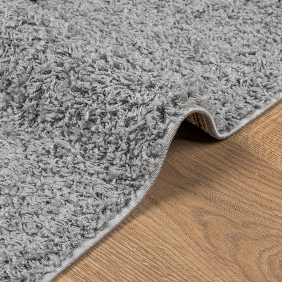 Vloerkleed Pamplona Shaggy Hoogpolig Modern 80X250 Cm Grijs