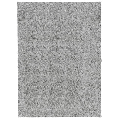 Vloerkleed Pamplona Shaggy Hoogpolig Modern 140X200 Cm Grijs