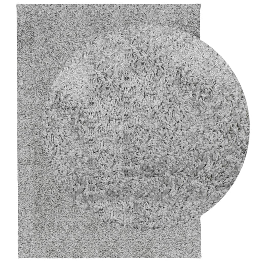 Vloerkleed Pamplona Shaggy Hoogpolig Modern 140X200 Cm Grijs