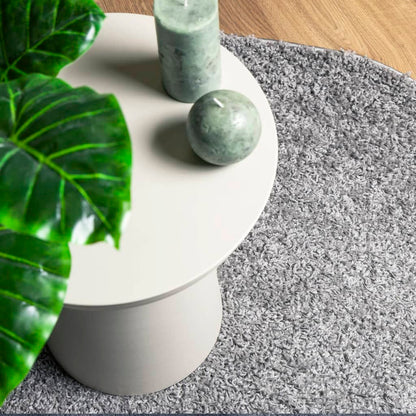 Vloerkleed Pamplona Shaggy Hoogpolig Modern Grijs 200 x 280 cm