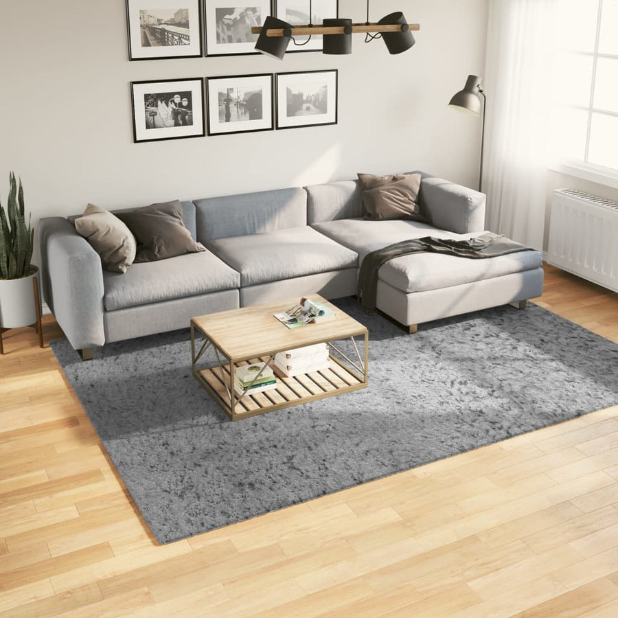 10-Delige Loungeset Met Kussens Poly Rattan Beige Blauw