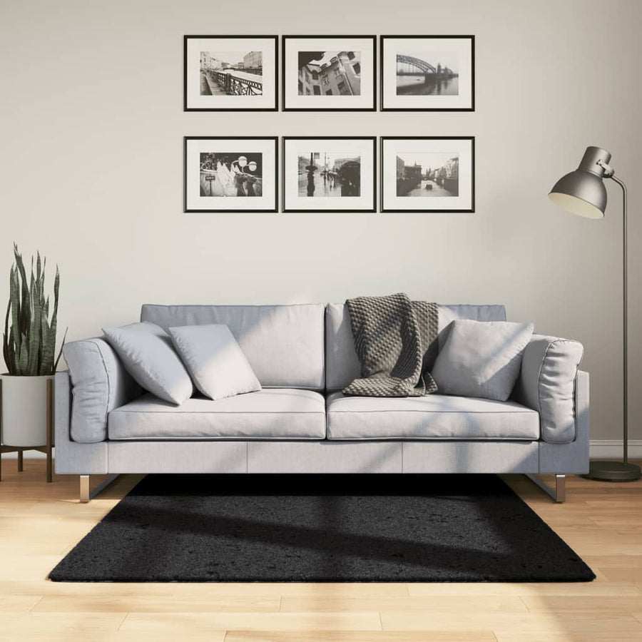 10-Delige Loungeset Met Kussens Poly Rattan Beige Blauw