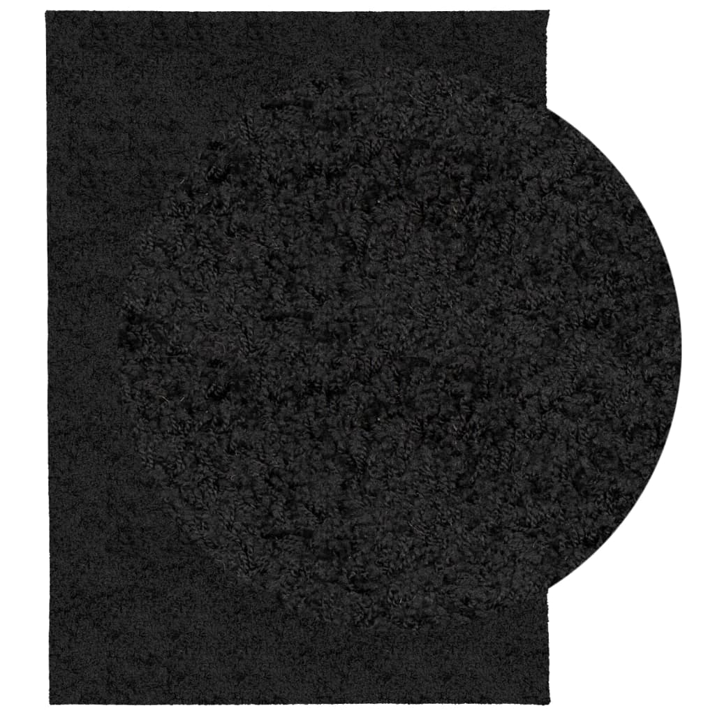 Vloerkleed Pamplona Shaggy Hoogpolig Modern 140X200 Cm Zwart