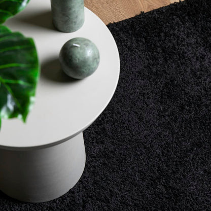 Vloerkleed Pamplona Shaggy Hoogpolig Modern 140X200 Cm Zwart