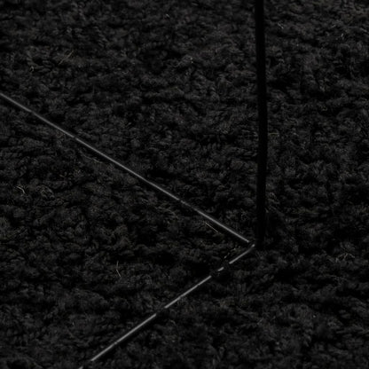 Vloerkleed Pamplona Shaggy Hoogpolig Modern 140X200 Cm Zwart
