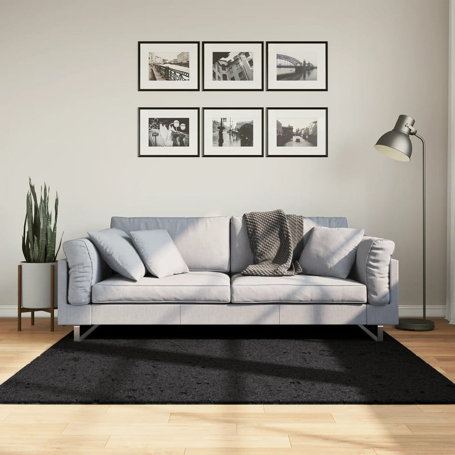 10-Delige Loungeset Met Kussens Poly Rattan Beige Blauw