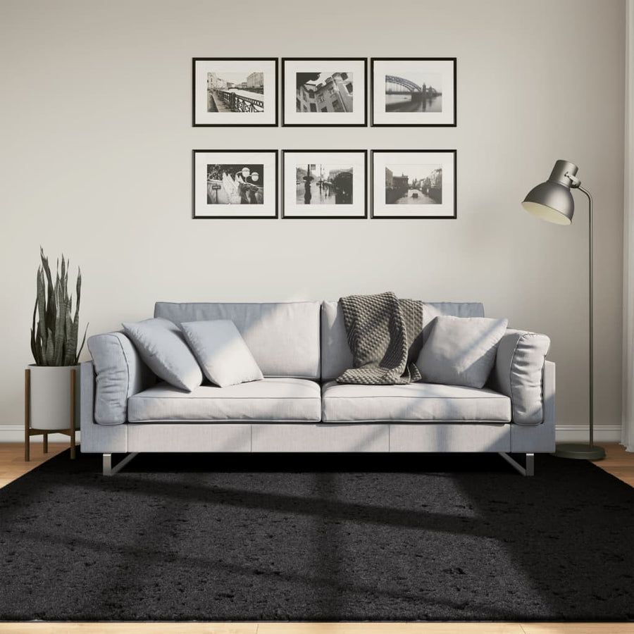 10-Delige Loungeset Met Kussens Poly Rattan Beige Blauw