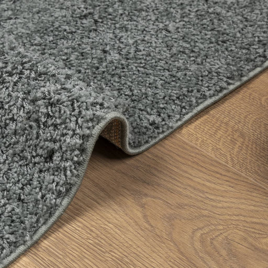 Vloerkleed Shaggy Hoogpolig Modern 80X150 Cm Groen