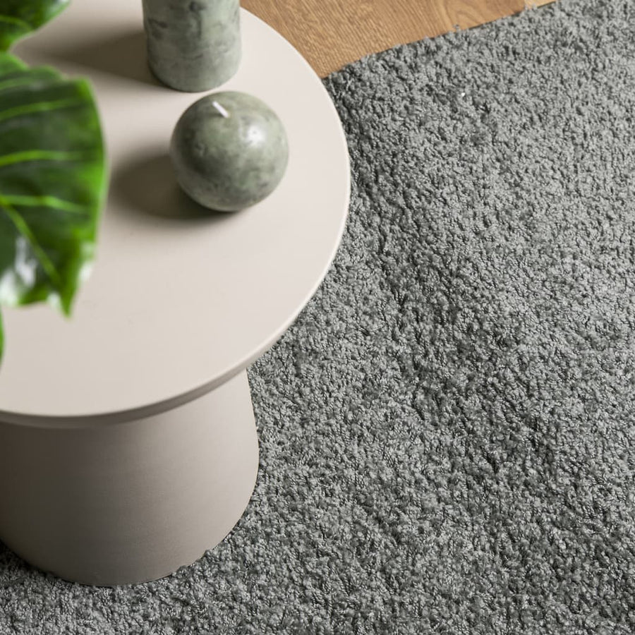 Vloerkleed Shaggy Hoogpolig Modern 80X150 Cm Groen