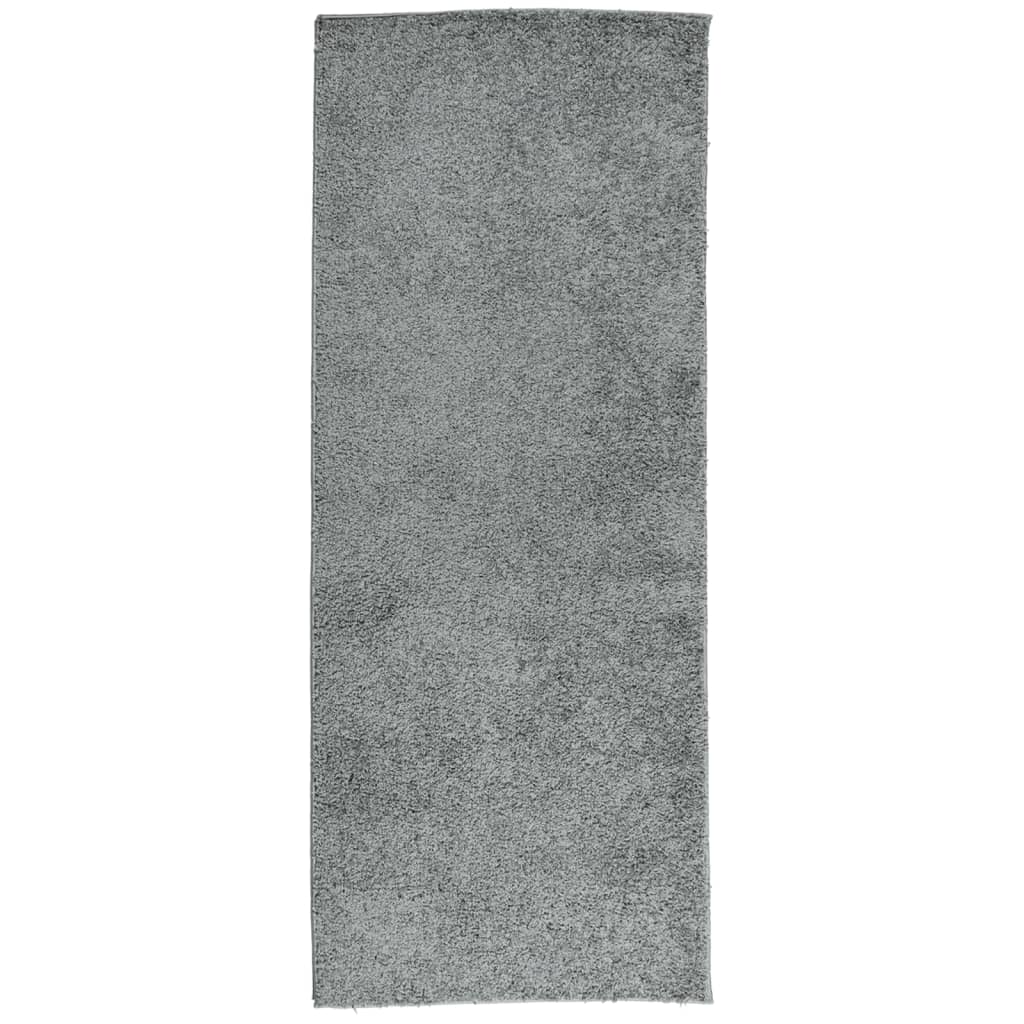 Vloerkleed Shaggy Hoogpolig Modern 80X200 Cm Groen