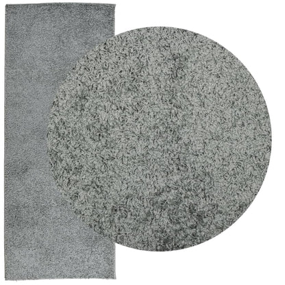 Vloerkleed Shaggy Hoogpolig Modern 80X200 Cm Groen