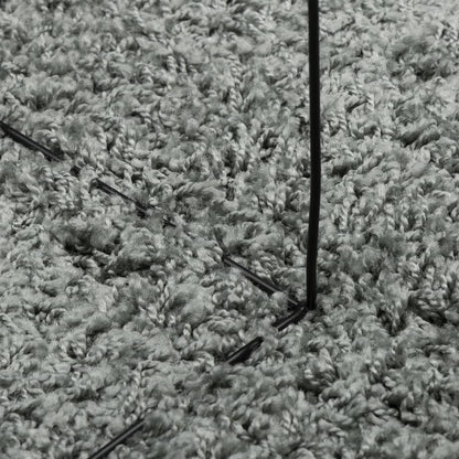 Vloerkleed Shaggy Hoogpolig Modern 80X200 Cm Groen