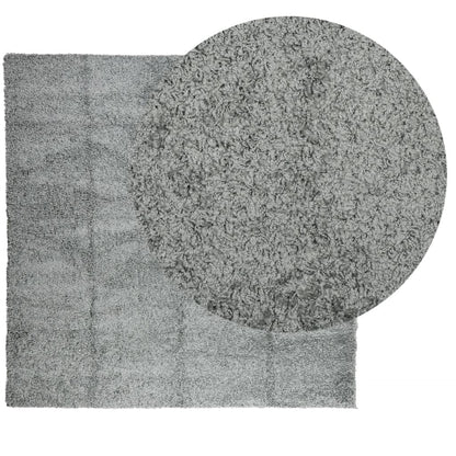 Vloerkleed Shaggy Hoogpolig Modern 160X160 Cm Groen