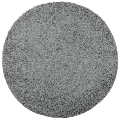 Vloerkleed Shaggy Hoogpolig Modern Ø 100 Cm Groen