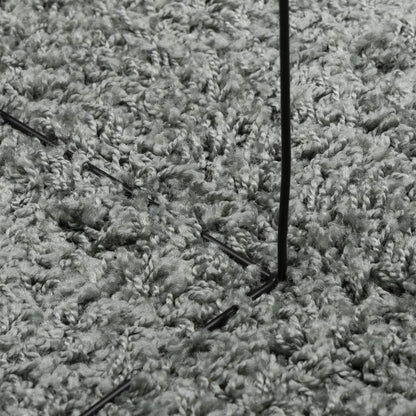 Vloerkleed Shaggy Hoogpolig Modern Ø 100 Cm Groen