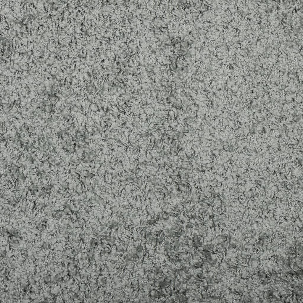 Vloerkleed Shaggy Hoogpolig Modern Ø 100 Cm Groen