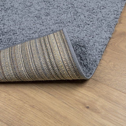 Vloerkleed Shaggy Hoogpolig Modern 140X200 Cm Blauw