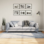 Vloerkleed shaggy 140x200 cm blauw